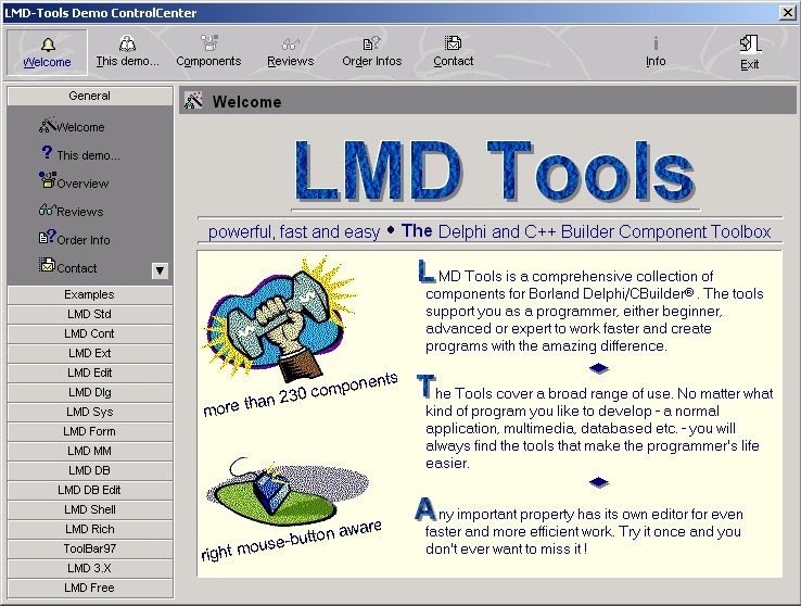 LMD-Tools SE for Delphi 5 Screenshot
